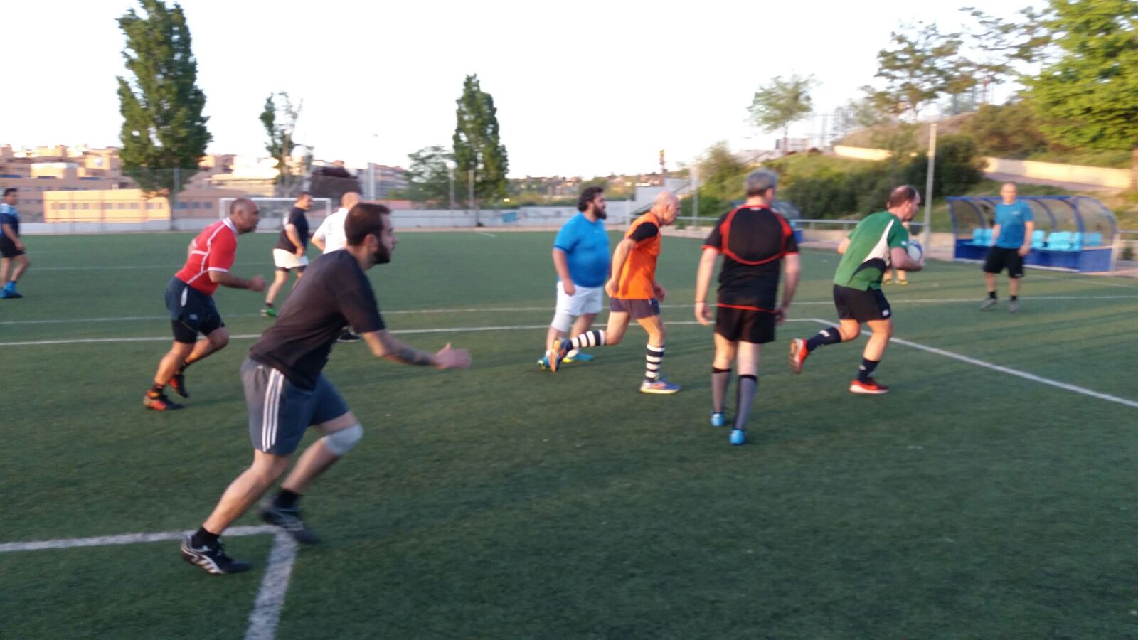 Los entrenamientos/tocata de rugby siguen este verano en Fuencarral 